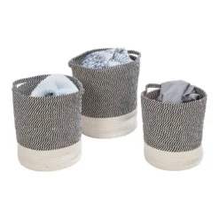 Honey-Can-Do Cotton Rope Baskets