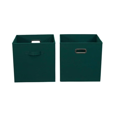 Household Essentials 2pc 12" X 13" Fabric Storage Bin Set - Image 4