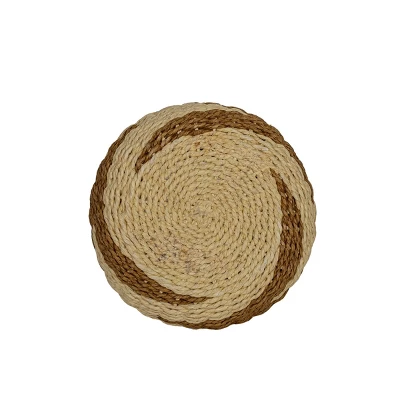 Brown Basket Woven Rope By Foreside Home & Garden - Image 3
