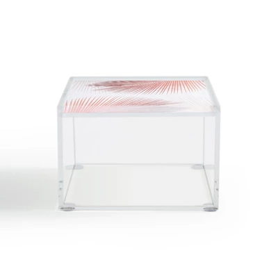 Gale Switzer Palm Leaf Synchronicity 4" X 4" Acrylic Box - Deny Designs - Image 2