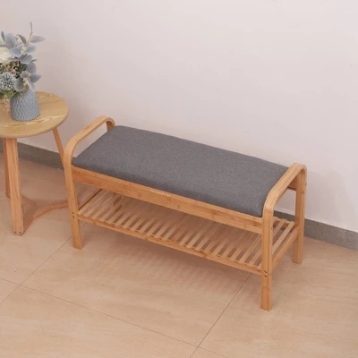 Cambridge Bamboo Shoe Bench Natural - Proman Products - Image 3