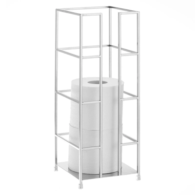 MDesign Metal Toilet Paper 3-Jumbo Roll Storage Reserve Tower Stand - Image 8