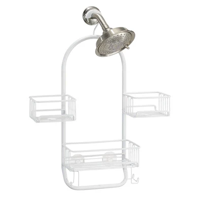 MDesign Metal Large Bath Tub & Shower Caddy, Hanging Storage Organizer - Image 10