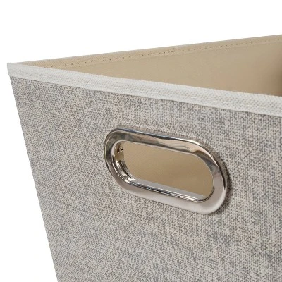 Simplify Large Grommet Storage Bin Brown - Image 4
