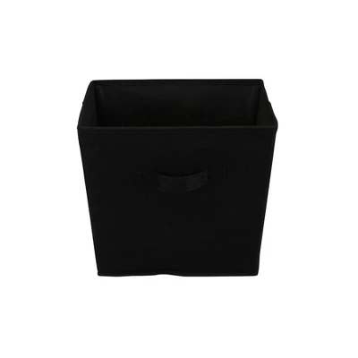 Household Essentials 2pk Medium Tapered Bins Black
