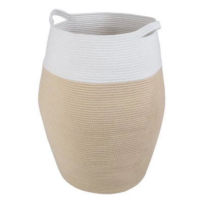 Home-Complete Cotton Rope Laundry Basket - Image 9