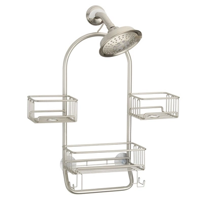 MDesign Metal Large Bath Tub & Shower Caddy, Hanging Storage Organizer - Image 8