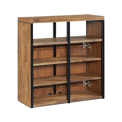 31" Lloyd Shoe Storage Cabinet Natural - Alaterre Furniture - Image 5