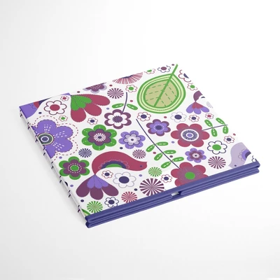 Bacati - Botanical Purple Storage Box Large - Image 2