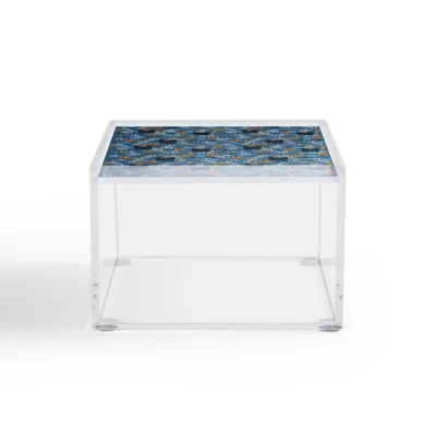 Marni Love And Light Blue Hanukkah 4" X 4" Acrylic Box - Deny Designs - Image 3