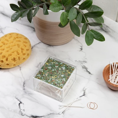 Ninola Design Wild Nature Countryside Green 4" X 4" Acrylic Box - Deny Designs - Image 2