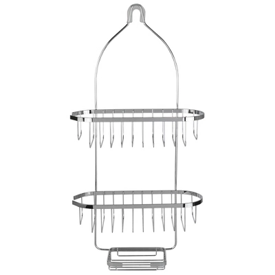 Home Basics Chrome Plated Steel Shower Caddy - Image 2