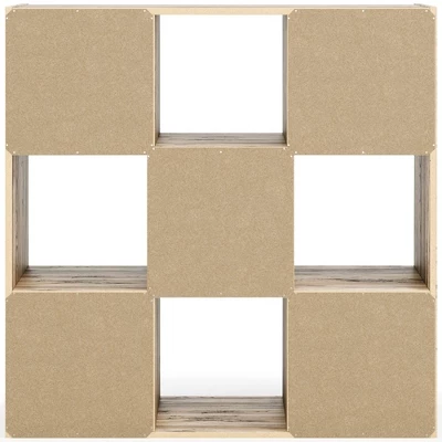 35.43" Piperton 9 Cube Organizer Natural - Signature Design By Ashley - Image 5