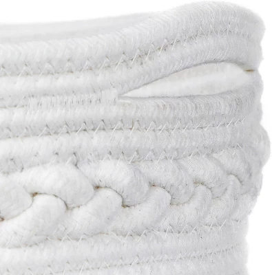 Midlee Oval Braided Handle Toys Basket - Image 5