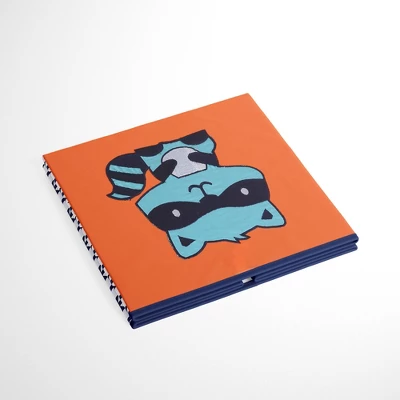 Bacati - Liam Aztec Design Fox Aqua/Orange/Navy Storage Box Small - Image 3