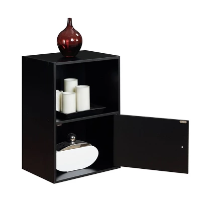 23.5" 1 Door Cabinet Black - Breighton Home - Image 2