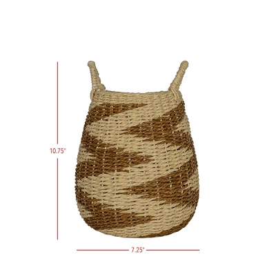 Brown Basket Woven Rope By Foreside Home & Garden - Image 5