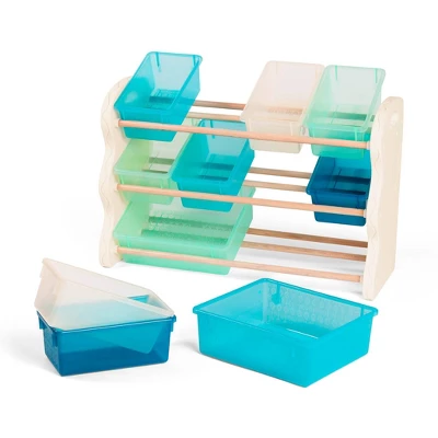 Totes Tidy Storage Bin Organizer Soft Sky - B. Spaces - Image 3