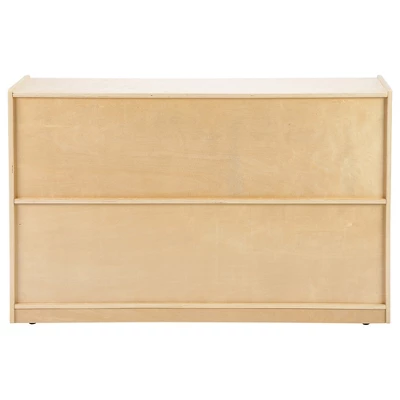 ECR4Kids 20 Cubby Mobile Tray Storage Cabinet, 4x5, Classroom Furniture, Natural - Image 3