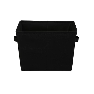 Household Essentials 2pk Medium Tapered Bins Black - Image 2
