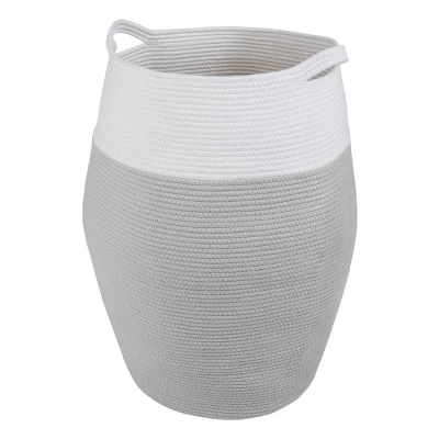 Home-Complete Cotton Rope Laundry Basket - Image 8