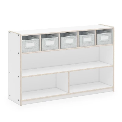 Guidecraft EdQ Shelves And 5 Bin Storage Unit - 30" - Image 5