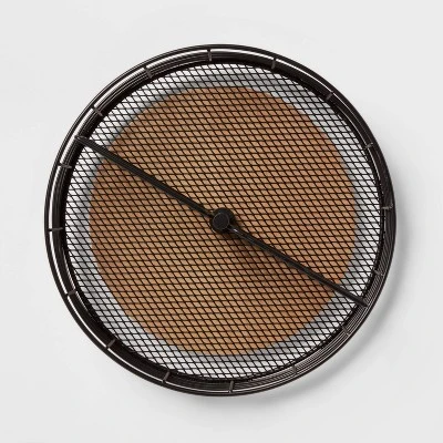 Divided Turntable Black Wire With Natural Wood - Brightroom™ - Image 2