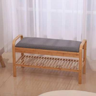 Cambridge Bamboo Shoe Bench Natural - Proman Products - Image 5
