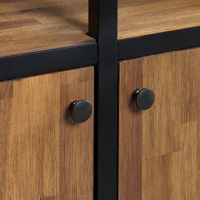 31" Lloyd Shoe Storage Cabinet Natural - Alaterre Furniture - Image 9