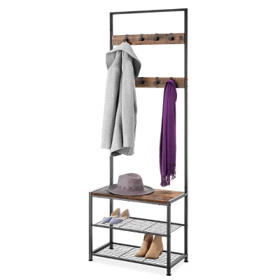 Whitmor Modern Industrial Entryway Tower Black - Image 5
