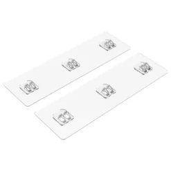 GeekDigg Adhesive Sticker For No Drilling Shower Caddy - Clear