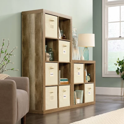 Stow Away 8 Cube Organizer Lintel Oak - Sauder - Image 3