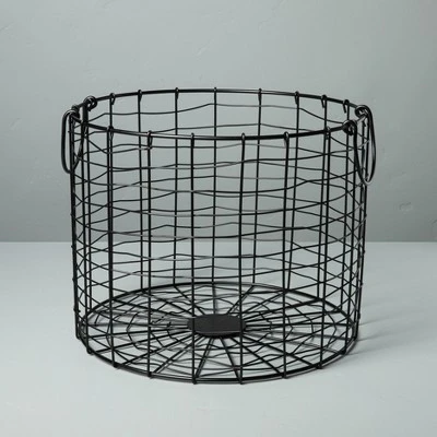 Round Wire Storage Basket With Handles Black - Hearth & Hand™ With Magnolia - Image 6