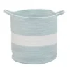 Household Essentials Cotton Broadband Two-Toned Basket