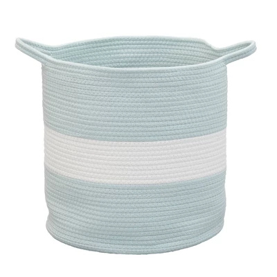 Household Essentials Cotton Broadband Two-Toned Basket