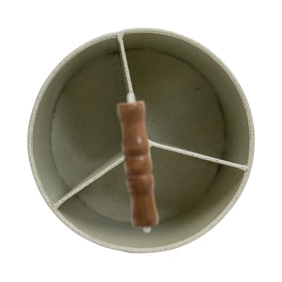 Round White Metal Caddy - Foreside Home & Garden - Image 3