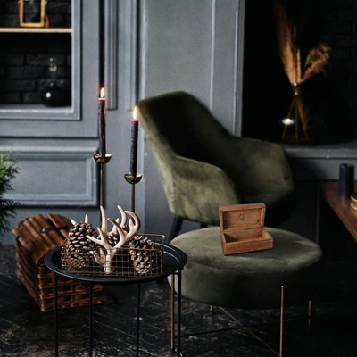 Mela Artisan | Serena Decorative Box In Light Burnt, Medium - Image 5