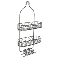 Home Basics Scroll Shower Caddy