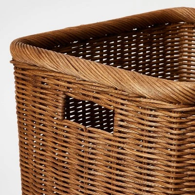 Cube Vintage French Basket - Threshold⢠Designed With Studio McGee - Image 2
