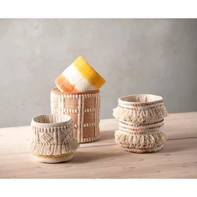 Haven Fringe Space Dye Decorative Basket - Image 2