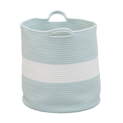 Household Essentials Cotton Broadband Two-Toned Basket - Image 2