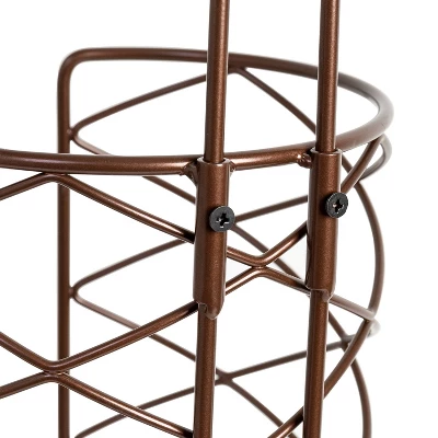 Honey-Can-Do Freestanding Toilet Paper Holder Oil Rubbed Bronze - Image 2