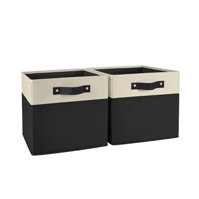 2pc Kids' 10.5" Two-Toned Folding Storage Bin Set - RiverRidge Home - Image 9