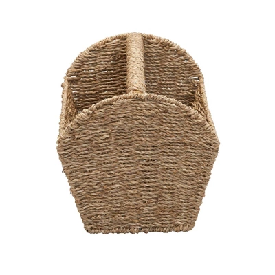 Household Essentials Rectangular Magazine Rack Seagrass - Image 2