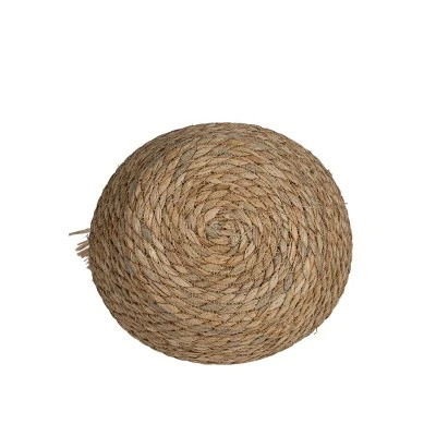 Brown Basket Woven Seagrass & Corn Husk By Foreside Home & Garden - Image 2