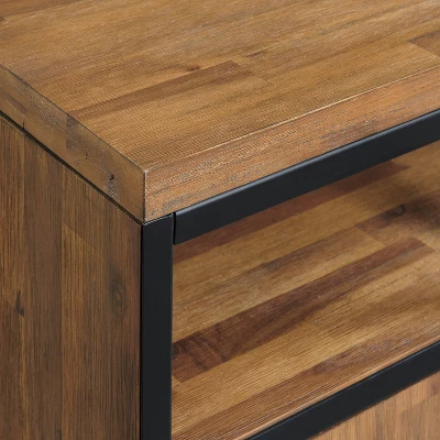 31" Lloyd Shoe Storage Cabinet Natural - Alaterre Furniture - Image 8