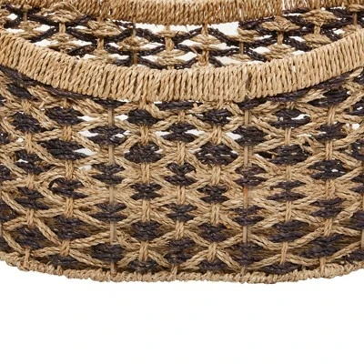 Set Of 2 Sea Grass Storage Baskets - Olivia & May - Image 7
