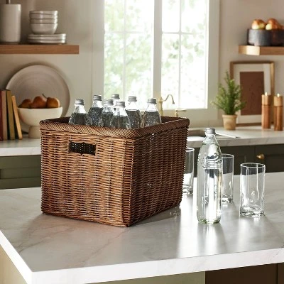 Cube Vintage French Basket - Threshold⢠Designed With Studio McGee