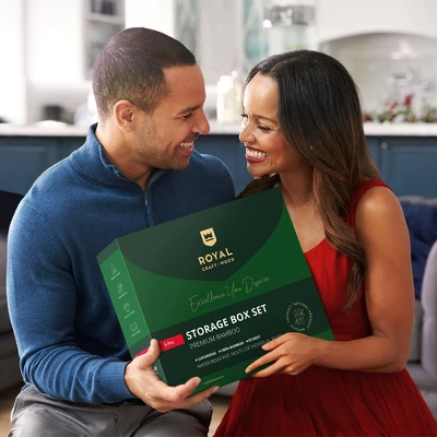 Royal Craft Wood Universal Bamboo Storage Box Set - Image 5