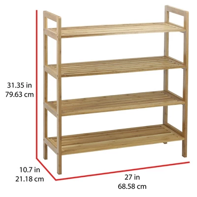 Oceanstar 4-Tier Shoe Rack - Image 3